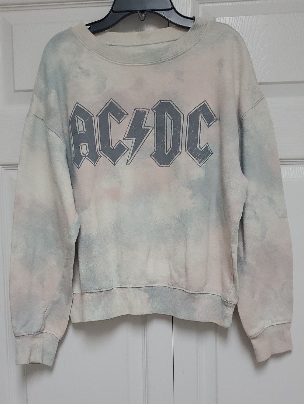 AC/DC Pastel Cloud Tie Dye Sweatshirt